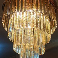 لوستر کریستالی مدل آفرا کد.697|لوستر و چراغ آویز|قم, نیروگاه|دیوار