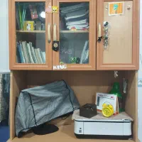 میز کامپیوتر به همراه کتابخانه