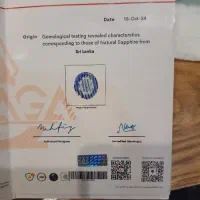 نگین یاقوت کبود سریلانکا شناسنامه دار آن هیت|بدلیجات|تهران, بازار|دیوار