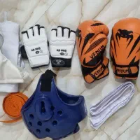 ست کامل تجهیزات رزمی بوکس وتکواندو