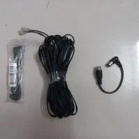 سیم تلفن ۱۰متری کاملا سالم و رابط مانیتور به ماشین