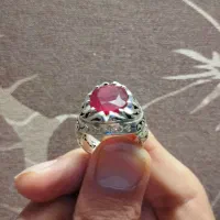 یاقوت آفریقایی اصل نقره کار دست  زیر فی خرید|جواهرات|مشهد, ویلاشهر|دیوار