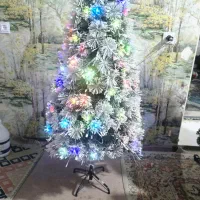 کاج کریسمس  ۱۶۰ سانتی با برفی|گل مصنوعی|پاکدشت, پاکدشت (مامازند)|دیوار