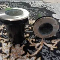 دو عدد پرژکتر زمینی یک جفت کفش کار وچند عدد ماسک