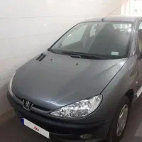 پژو۲۰۶ تیپ ۶ اتومات دلفینی مدل ۹۰ بسیار کم کار