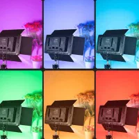 پنل U800 RGB (60وات) با 2 عدد باتری و پایه نور|دوربین عکاسی و فیلم‌برداری|تهران, فدک|دیوار