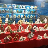 سنگ مصنوعی گلدان و گل