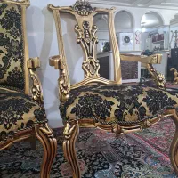 مبل سلطعنتی وکلاسیک چوب راش۳نفرنو ومیز نهارخوری۴|مبلمان خانگی و میز عسلی|تبریز, |دیوار