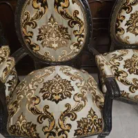 سرویس مبل و میز ناهار خوری استیل سلطنتی|مبلمان خانگی و میز عسلی|تهران, ونک|دیوار