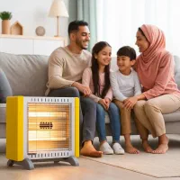 بخاری برقی هیتر برقی 6شعله فندار