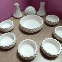 اتواع دکور وظرف  جامایعی از جنس سنگی|صنایع دستی و سایر لوازم تزئینی|تهران, فرحزاد|دیوار