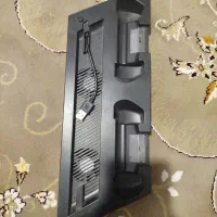 پایه خنک کننده و شارژر دسته ps4 اسلیم|کنسول، بازی ویدئویی و آنلاین|کرمانشاه, |دیوار