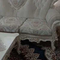 مبل سلطنتی ۹ نفره با میز عسلی|مبلمان خانگی و میز عسلی|اسالم, |دیوار