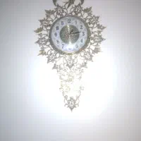 یک لوستر ۸شاخه برنز دوساعت دیواری برنز|لوستر و چراغ آویز|سهند, |دیوار