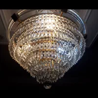 یک جفت لوستر ( کریستال اصل ایتالیا)|لوستر و چراغ آویز|تهران, شهرک آزادی|دیوار