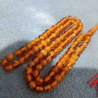 دوعدد تسبیح کهربا یوسف