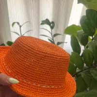 کلاه دستباف رافیا|لباس|کیش, |دیوار