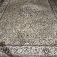 جفت ۱۲متری ماشینی ۷۰۰شانه گردویی رنگ در حد نو|فرش|حمیدیا, |دیوار