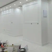 رنگ امیزی و نقاشی  ساختمان و در و پنجره و کناف