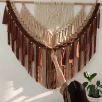 دیوارکوب مکرومه