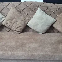 مبل، مبلمان، نیم ست پنج نفره شیک|مبلمان خانگی و میز عسلی|کرج, شاهین‌ویلا|دیوار