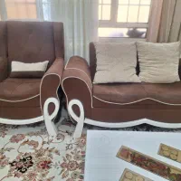 مبل و گل میز