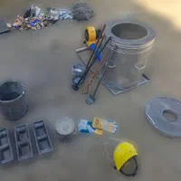 کوره ذوب از ۵ کیلو تا ۳ تن (سپاهان ذوب)
