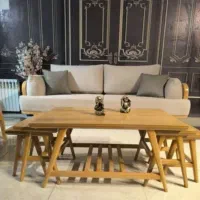 جلومبلی/جلو مبلی پنج تیکه/میز عسلی چوب پنج تیکه|مبلمان خانگی و میز عسلی|تهران, نعمت‌آباد|دیوار