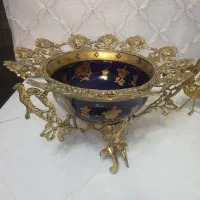 آجیل خوری برنجی وچینی|ظروف سرو و پذیرایی|تهران, هاشم‌آباد|دیوار