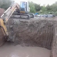 بیل مکانیکی آماده بکار