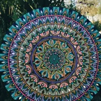 دیوارکوب نقطه کوبی آینه کاری شده