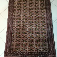 گلیم دستباف کُرکُ پَشم قدمت بالای ۷۵ سال