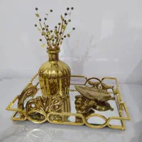ست دکوراتیو طلایی براق