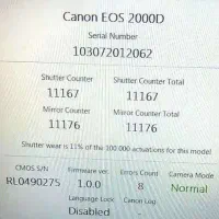 دوربین کنون ۲۰۰۰ با لنز ۱۸.۵۵|دوربین عکاسی و فیلمبرداری|قم, دورشهر|دیوار
