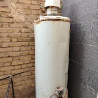 تانکر آب ورق سفید با آب گرم کن همه سلام|آبگرمکن، پکیج، شوفاژ|اردکان, |دیوار