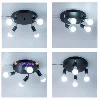 لوستر سقفی 3 شعله گرد روشنایی فتاحی