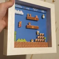 تابلو سه بعدی ماریو قارچ خور