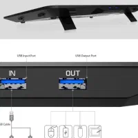 کول پد فن خنک کننده لپتاپ دیپ کول n80 rgb|قطعات و لوازم جانبی رایانه|تبریز, |دیوار
