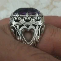 انگشترآماتیس‌معدنی‌یاقوت‌آفریقایاقوت‌سلطنتی‌نقره