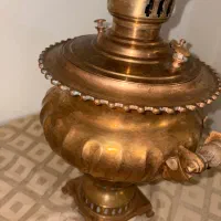 سماور روسی ۱۰۰ ساله|کلکسیون اشیاء عتیقه|مراغه, |دیوار