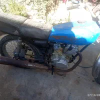 موتور مزایده فقط ده و پونصد کاکی|موتورسیکلت|کاکی, |دیوار