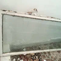 دو عدد شیشه میرال (سکوریت )  به همراه چهارچوب