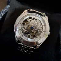 ساعت تمام نقره اتومات ایتالیایی کلکسیونی