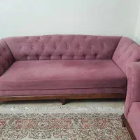 مبلمان تمام پارچه ۷ نفره|مبلمان خانگی و میز عسلی|رشت, رشتیان|دیوار