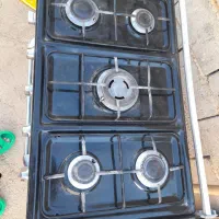 اجاق گاز5شعله استیل|اجاق گاز و لوازم برقی پخت‌وپز|شاهین دژ, |دیوار