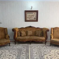 مبلمان مبل استیل کلاسیک فرانسوی نیم ست