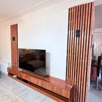 تی وی وال سفارشی طرح هخامنش|بوفه، ویترین، کنسول|رشت, حومه رشت|دیوار