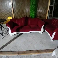 مبل ۶ نفره راحتی قرمز