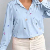شومیز مجلسی زنانه۴XL-۵XLسایز بزرگ کد۳۵۴۷