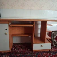 میز کامپیوتر MDF کشودار و کمددار شیک